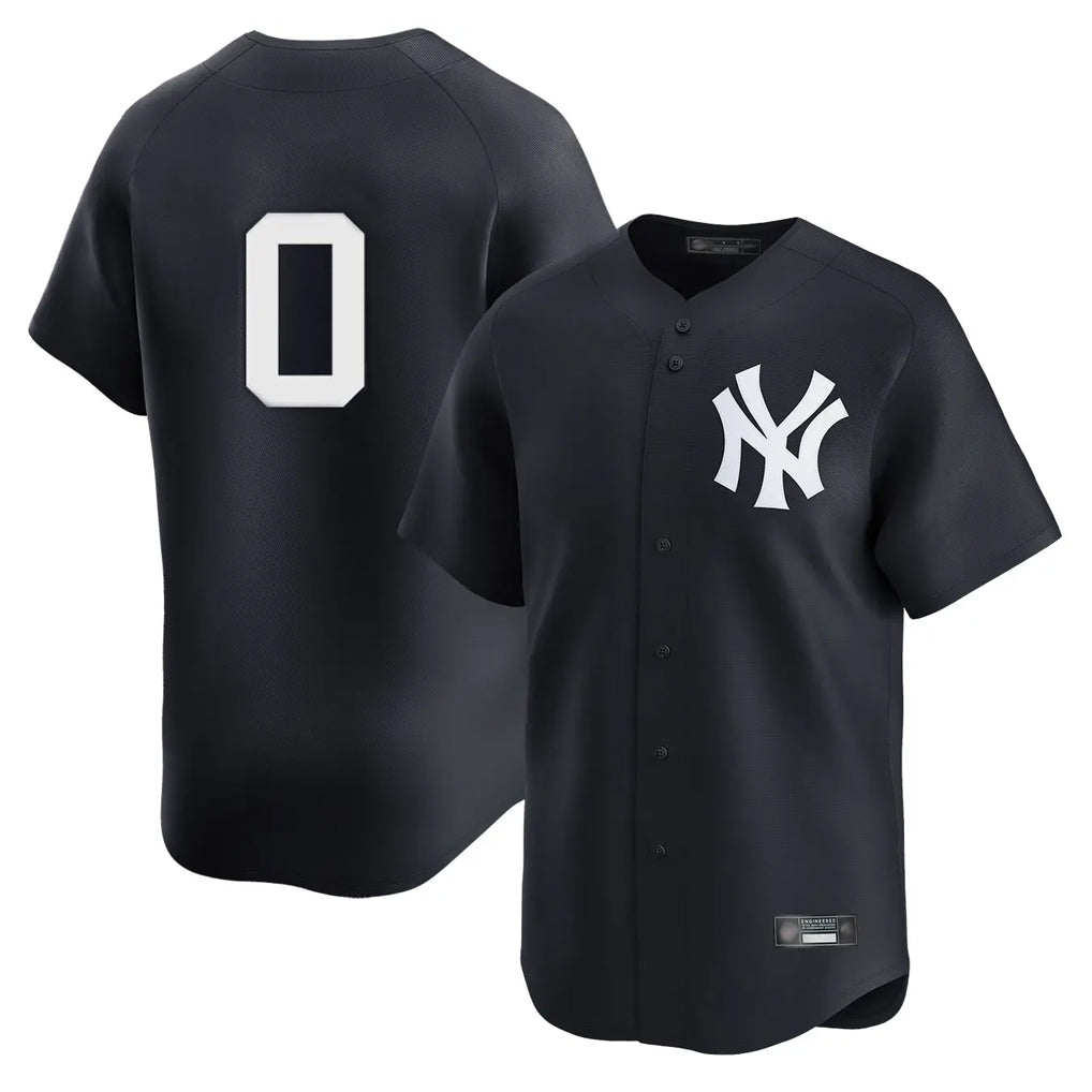 Kooe NY.Yankees #0 Marcus Stroman Player Navy Alternate Limited Stitched Jerseys
