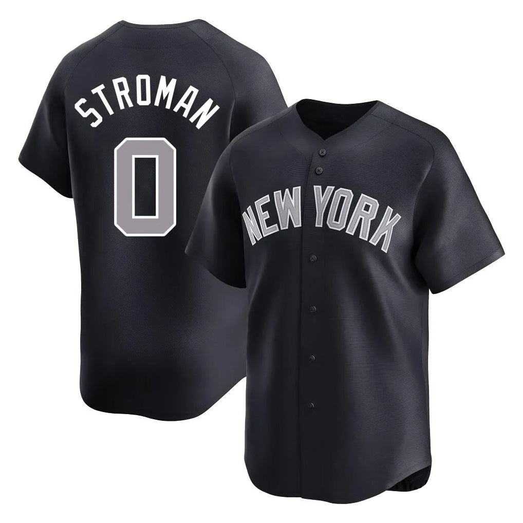 Kooe NY.Yankees #0 Marcus Stroman Player Navy Limited Home Stitched Jerseys