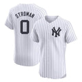 Kooe NY.Yankees #0 Marcus Stroman Player White Limited Elite Home Stitched Jerseys