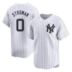 Kooe NY.Yankees #0 Marcus Stroman Player White Limited Home Stitched Jerseys