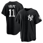 Kooe NY.Yankees #11 Anthony Volpe Player Black Game Stitched Jerseys