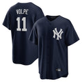 Kooe NY.Yankees #11 Anthony Volpe Player Navy Game Stitched Jerseys