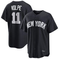 Kooe NY.Yankees #11 Anthony Volpe Player Navy Home Game Stitched Jerseys