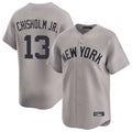 Kooe NY.Yankees #13 Jazz Chisholm Jr Player Gray Limited Home Stitched Jerseys
