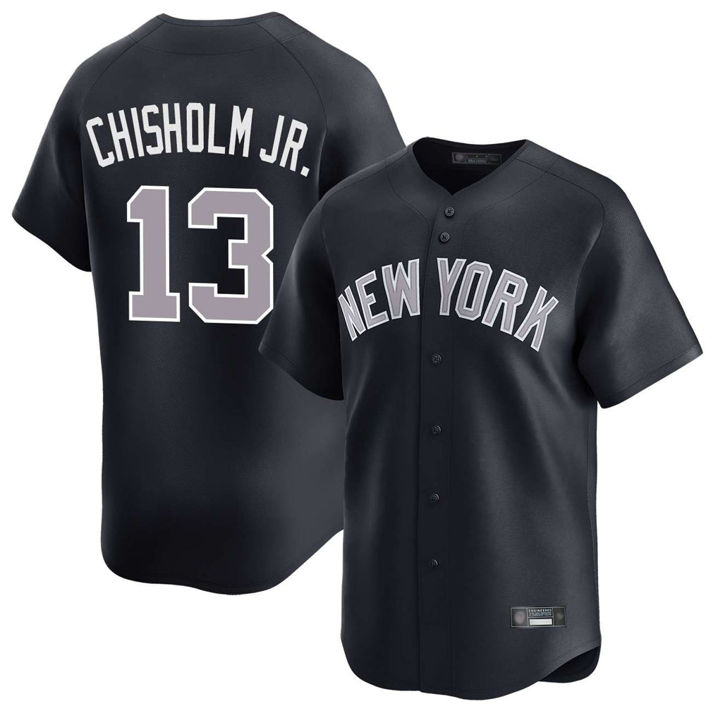 Kooe NY.Yankees #13 Jazz Chisholm Jr Player Navy Limited Home Stitched Jerseys