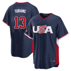 Kooe NY.Yankees #13 Jazz Chisholm Jr Player Navy USA 2026 World Classic Limited Game Stitched Jerseys