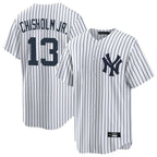 Kooe NY.Yankees #13 Jazz Chisholm Jr Player White Game Home Stitched Jerseys