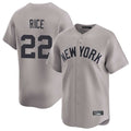 Kooe NY.Yankees #22 Ben Rice Player Gray Limited Home Stitched Jerseys