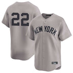 Kooe NY.Yankees #22 Ben Rice Player Gray Limited Stitched Jerseys