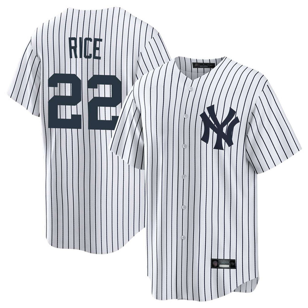 Kooe NY.Yankees #22 Ben Rice Player White Game Home Stitched Jerseys