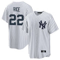Kooe NY.Yankees #22 Ben Rice Player White Game Home Stitched Jerseys