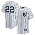 Kooe NY.Yankees #22 Ben Rice Player White Game Stitched Jerseys