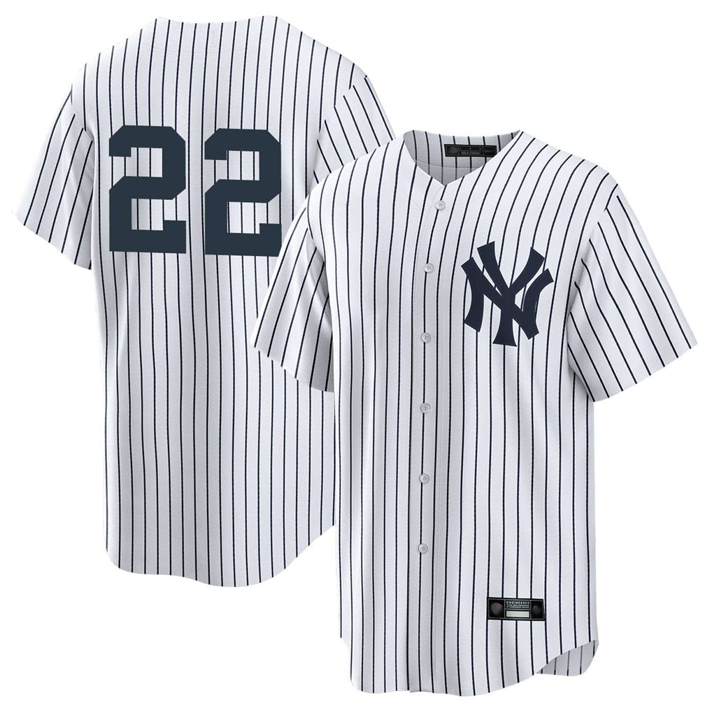 Kooe NY.Yankees #22 Ben Rice Player White Game Stitched Jerseys