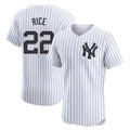 Kooe NY.Yankees #22 Ben Rice Player White Limited Elite Home Stitched Jerseys