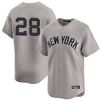 Kooe NY.Yankees #28 Austin Wells Player Gray Limited Stitched Jerseys