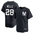 Kooe NY.Yankees #28 Austin Wells Player Navy Alternate Limited Home Stitched Jerseys