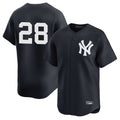Kooe NY.Yankees #28 Austin Wells Player Navy Alternate Limited Stitched Jerseys