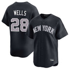 Kooe NY.Yankees #28 Austin Wells Player Navy Limited Home Stitched Jerseys