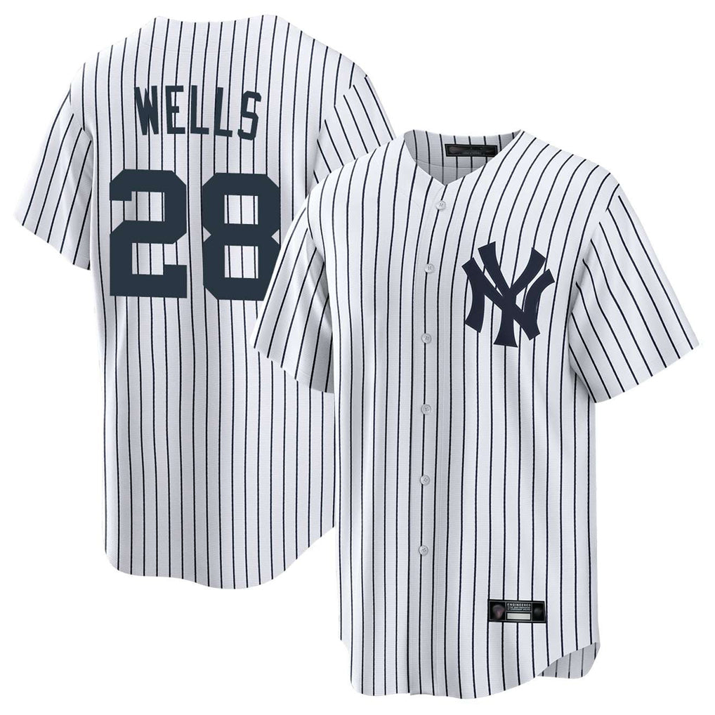 Kooe NY.Yankees #28 Austin Wells Player White Game Home Stitched Jerseys