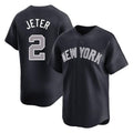 Kooe NY.Yankees #2 Derek Jeter Player Navy Limited Game Stitched Jerseys