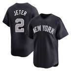 Kooe NY.Yankees #2 Derek Jeter Player Navy Limited Game Stitched Jerseys
