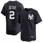 Kooe NY.Yankees #2 Derek Jeter Player Navy Limited Home Stitched Jerseys