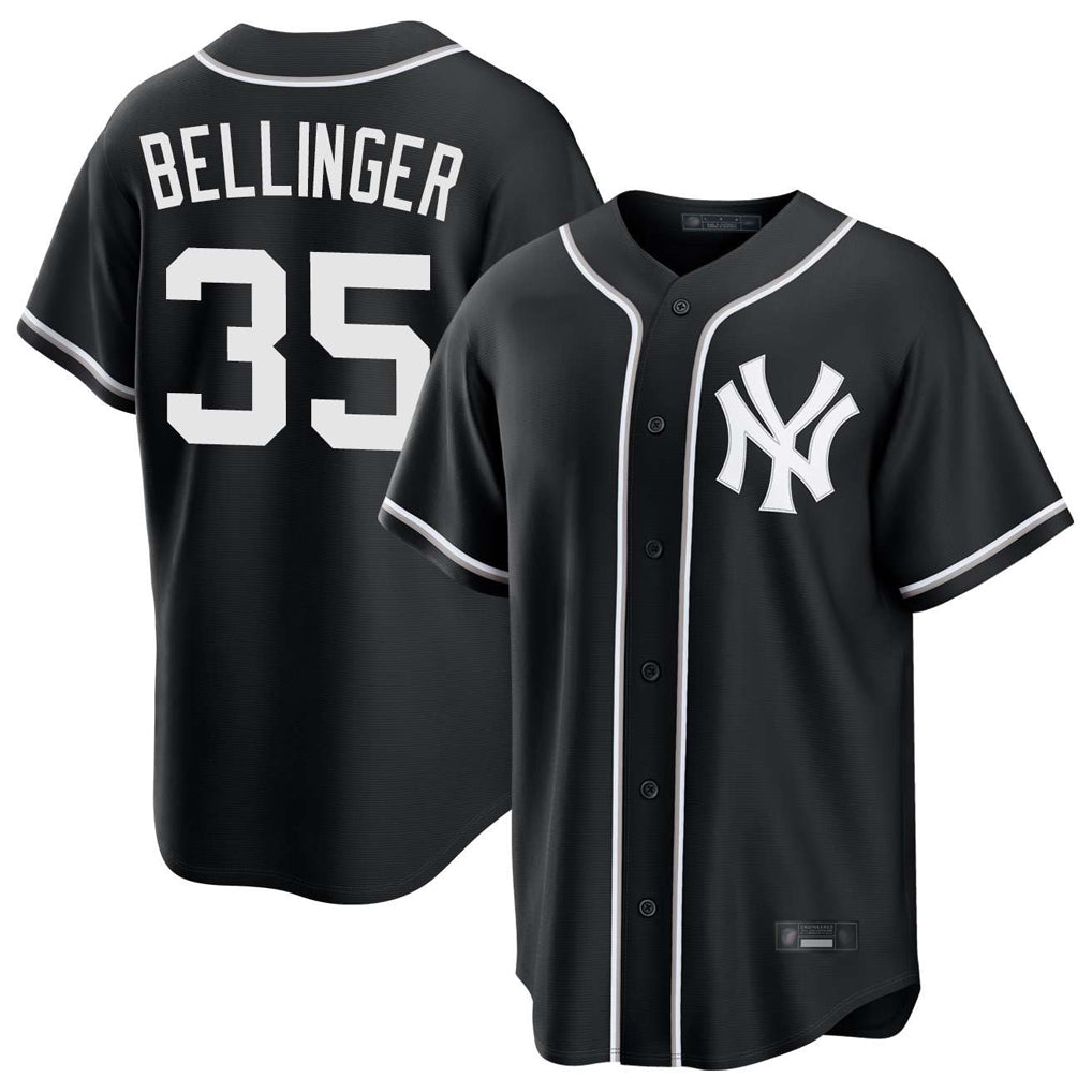 Kooe NY.Yankees #35 Cody Bellinger Player Black Out Game Stitched Jerseys