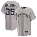 Kooe NY.Yankees #35 Cody Bellinger Player Gray Game Home Stitched Jerseys