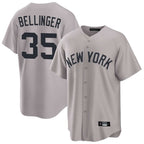 Kooe NY.Yankees #35 Cody Bellinger Player Gray Game Home Stitched Jerseys