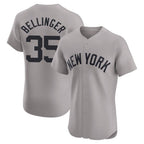 Kooe NY.Yankees #35 Cody Bellinger Player Gray Limited Elite Home Stitched Jerseys