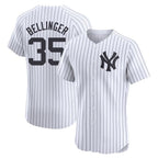 Kooe NY.Yankees #35 Cody Bellinger Player White Limited Elite Home Stitched Jerseys