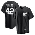 Kooe NY.Yankees #42 Mariano Rivera Player Black Game Stitched Jerseys