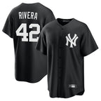 Kooe NY.Yankees #42 Mariano Rivera Player Black Game Stitched Jerseys