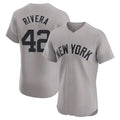 Kooe NY.Yankees #42 Mariano Rivera Player Gray Limited Elite Home Stitched Jerseys
