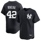Kooe NY.Yankees #42 Mariano Rivera Player Navy Alternate Limited Home Stitched Jerseys