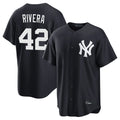 Kooe NY.Yankees #42 Mariano Rivera Player Navy Game Home Stitched Jerseys