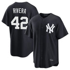 Kooe NY.Yankees #42 Mariano Rivera Player Navy Game Home Stitched Jerseys