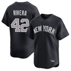 Kooe NY.Yankees #42 Mariano Rivera Player Navy Limited Home Stitched Jerseys