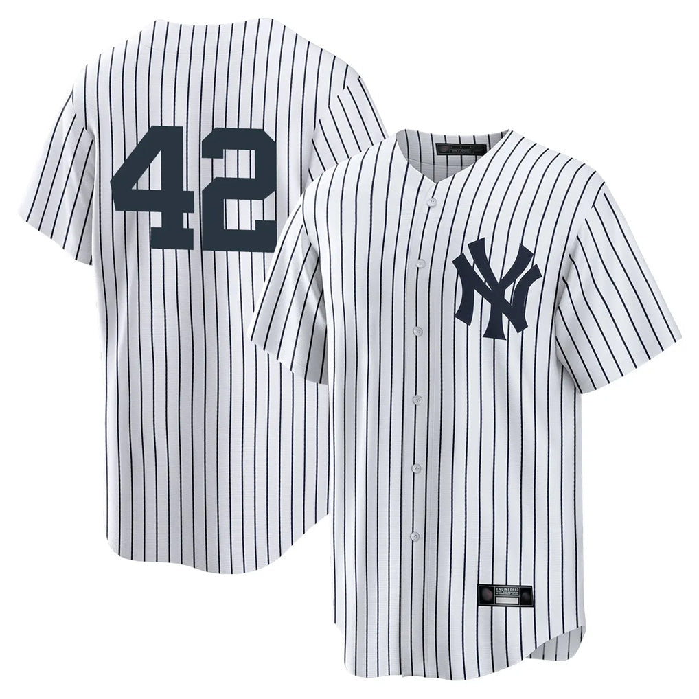 Kooe NY.Yankees #42 Mariano Rivera Player White Game Stitched Jerseys
