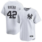 Kooe NY.Yankees #42 Mariano Rivera Player White Limited Home Stitched Jerseys