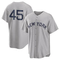 Kooe NY.Yankees #45 Gerrit Cole Player Gray Field of Dreams Game Stitched Jerseys