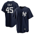 Kooe NY.Yankees #45 Gerrit Cole Player Navy Game Home Stitched Jerseys