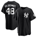 Kooe NY.Yankees #48 Paul Goldschmidt Player Black Game Stitched Jerseys