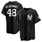 Kooe NY.Yankees #48 Paul Goldschmidt Player Black Game Stitched Jerseys