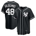 Kooe NY.Yankees #48 Paul Goldschmidt Player Black Out Game Home Stitched Jerseys
