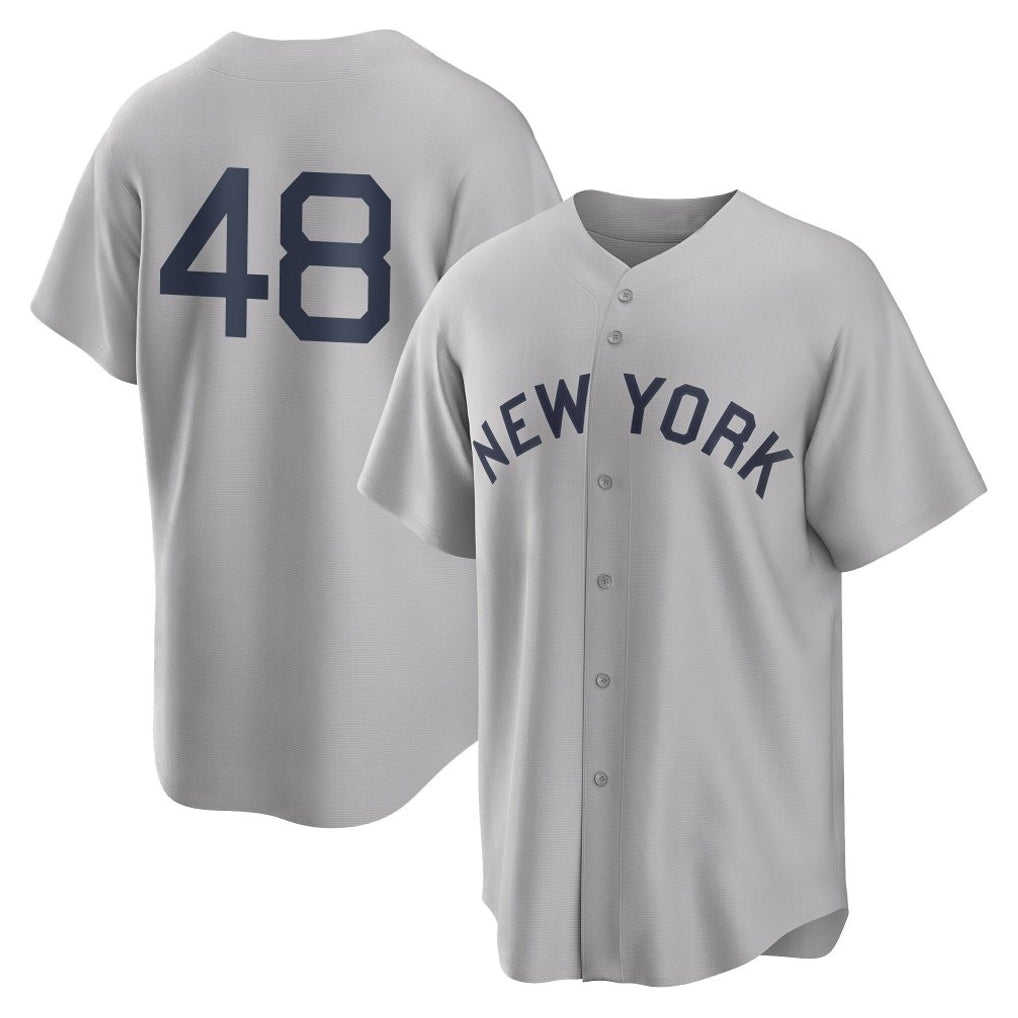 Kooe NY.Yankees #48 Paul Goldschmidt Player Gray Field of Dreams Game Stitched Jerseys