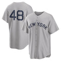 Kooe NY.Yankees #48 Paul Goldschmidt Player Gray Field of Dreams Game Stitched Jerseys