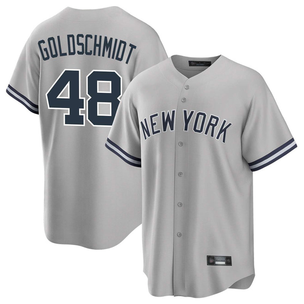 Kooe NY.Yankees #48 Paul Goldschmidt Player Gray Road Game Stitched Jerseys