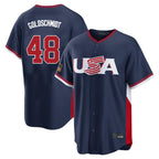 Kooe NY.Yankees #48 Paul Goldschmidt Player Navy USA 2026 World Classic Limited Game Stitched Jerseys