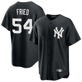 Kooe NY.Yankees #54 Max Fried Player Black Game Stitched Jerseys